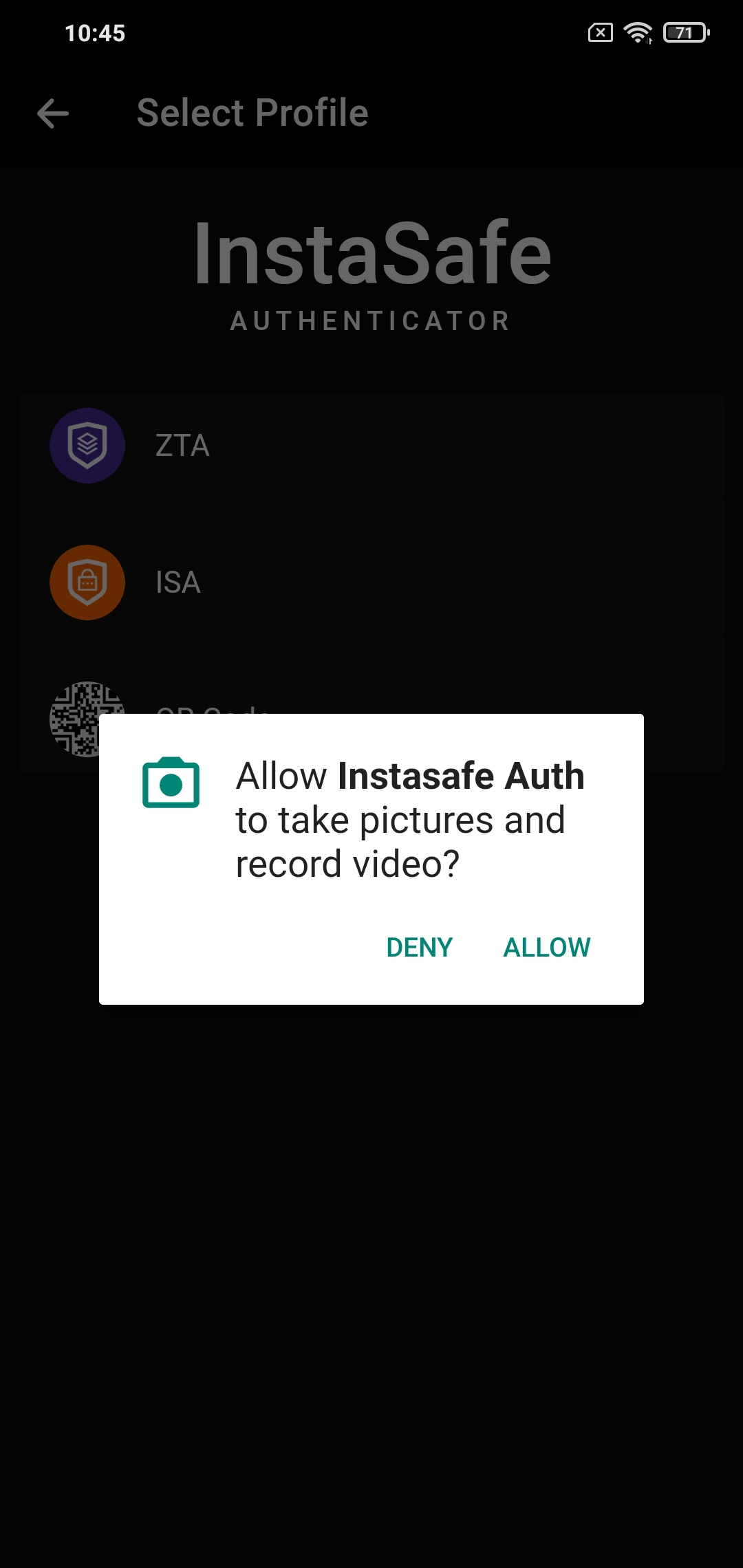 InstaSafe Integrate InstaSafe Authenticator for TwoFactor